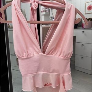 shein pink top